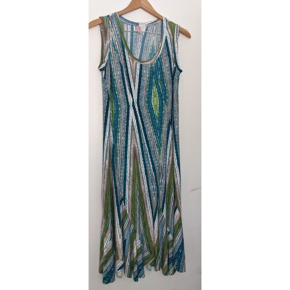 R&K Originals Woman Maxi Dress Scoop Neck Sleeveless Sz 10